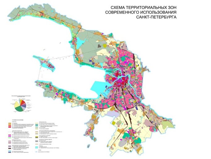 Схемы. Генеральный план Санкт Петербурга 2005