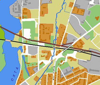 Схема развязки на Рябовском шоссе