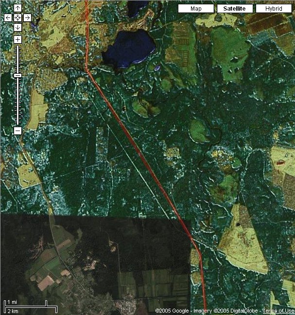 Спутниковый снимок проекта